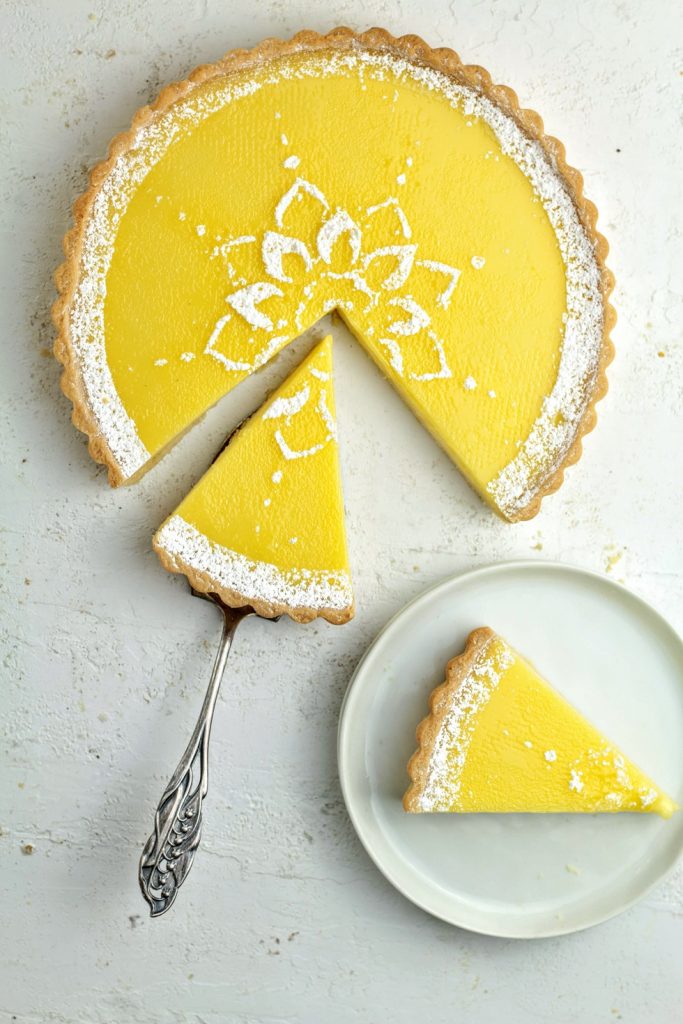baked lemon tart