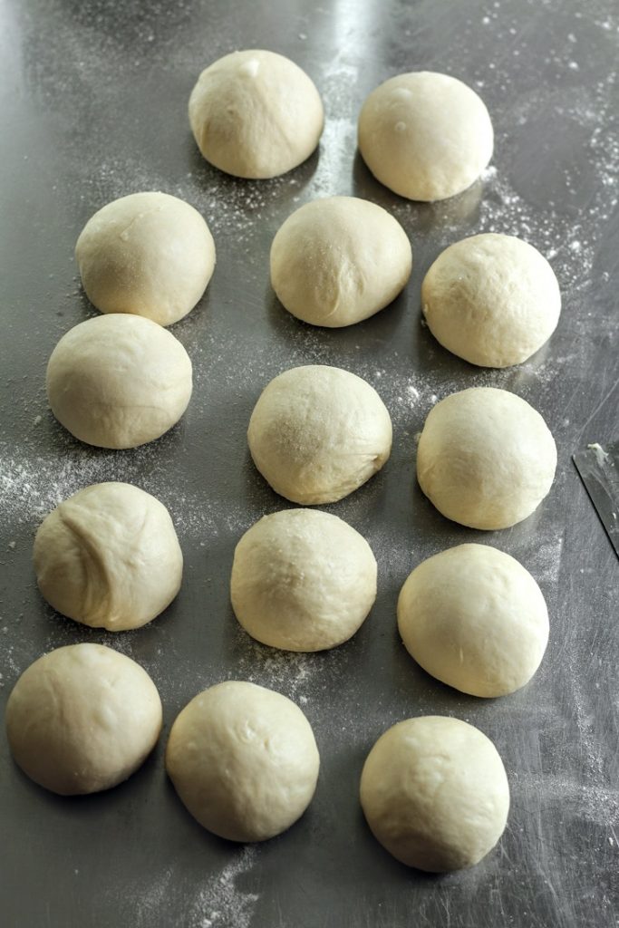 round up each dough ball