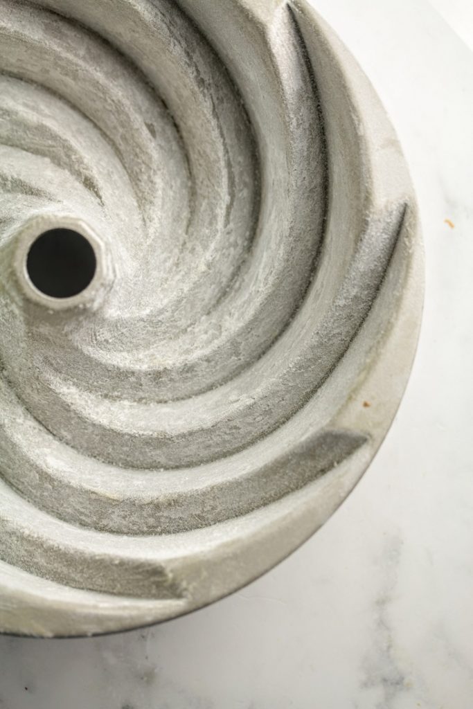 prepare a Bundt tin