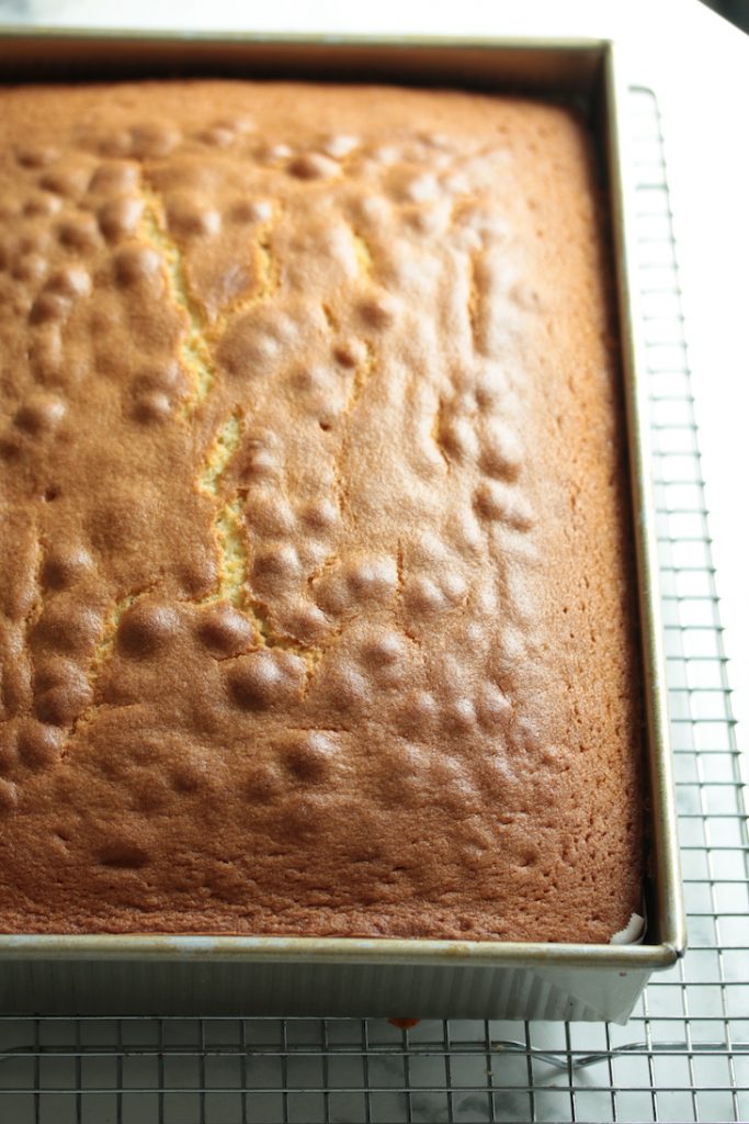 baked cake