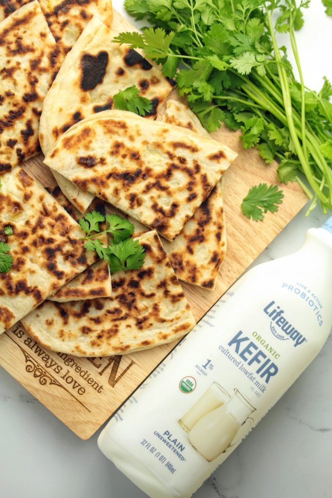 potato stuffed flatbread
