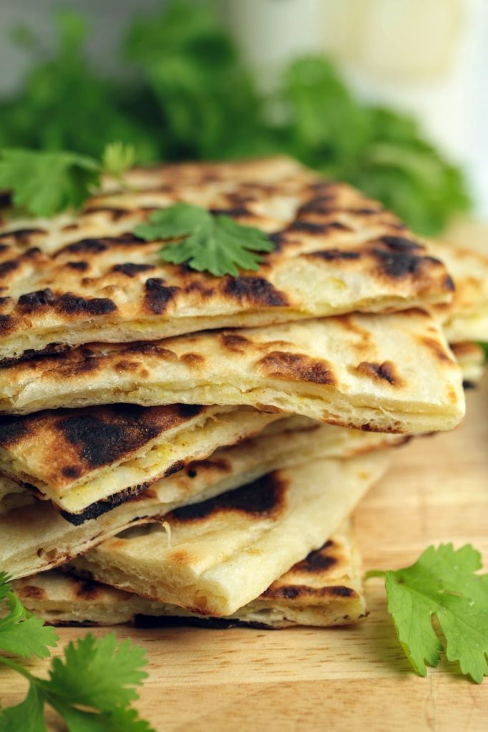 potato stuffed flatbread