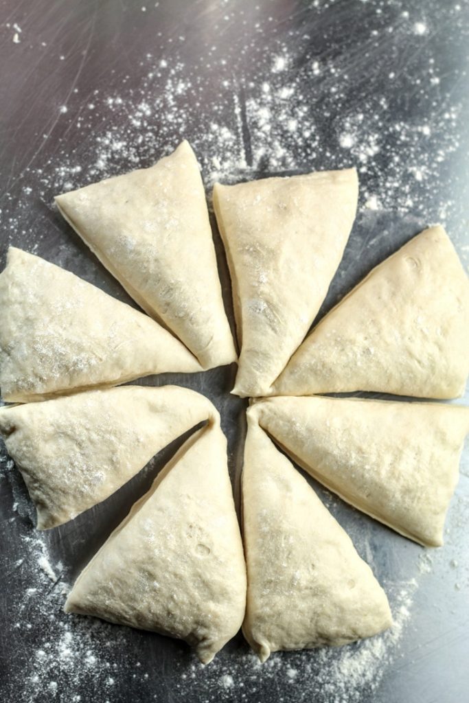 divide the dough