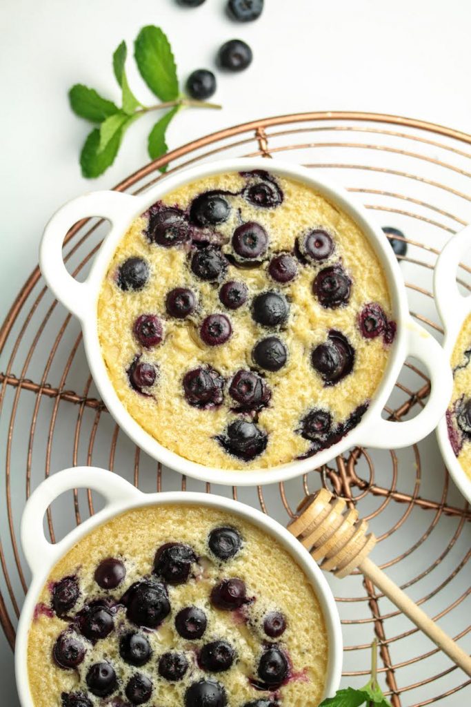 blueberry kefir clafoutis