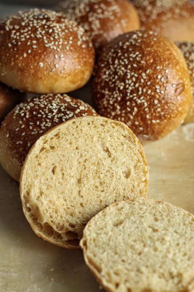 sourdough burger buns