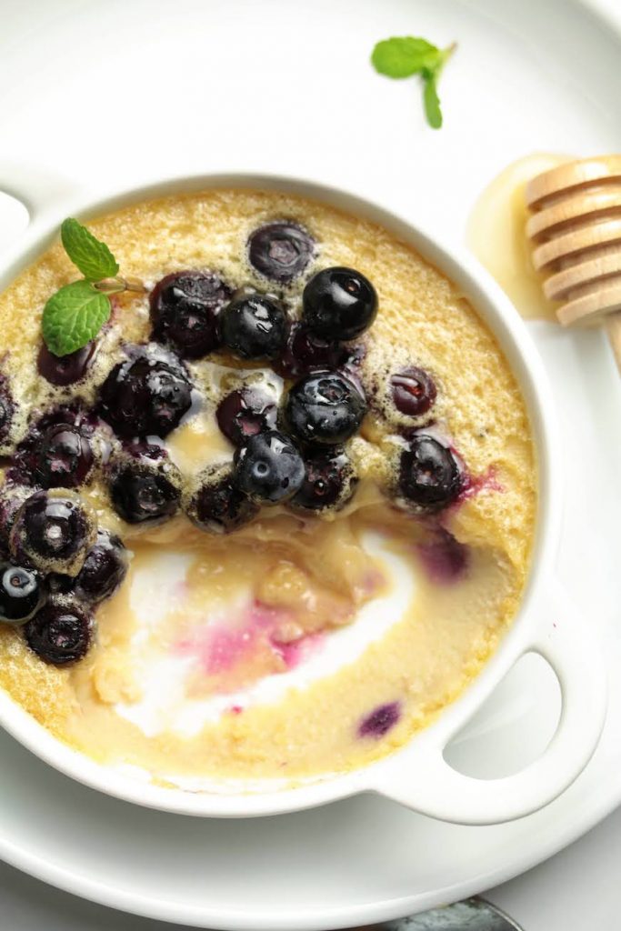 blueberry kefir clafoutis