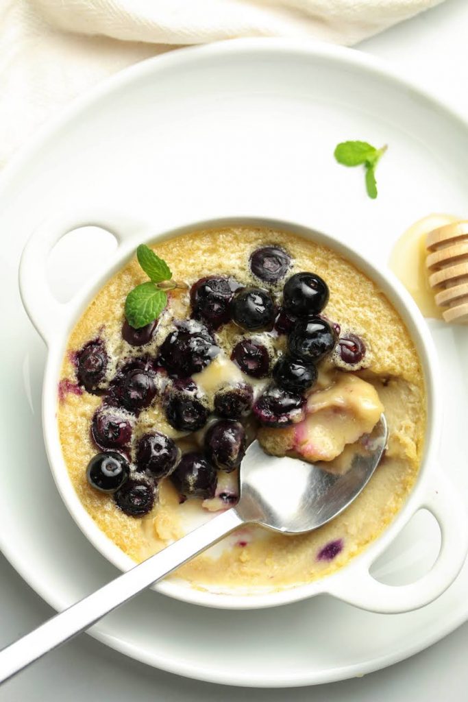 blueberry kefir clafoutis