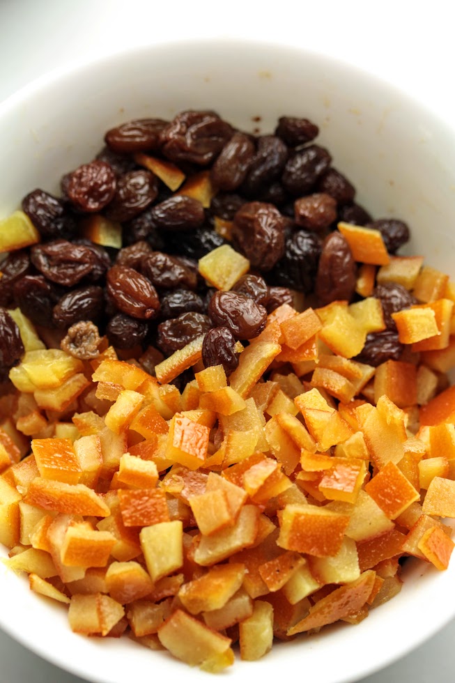 dried fruit and peel