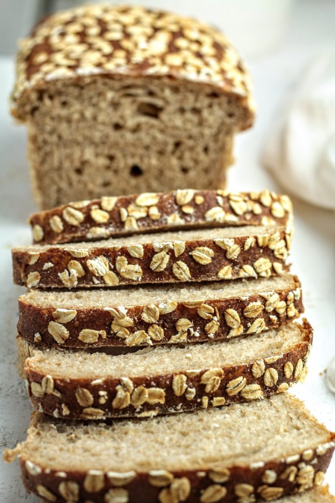 honey oat pan loaf