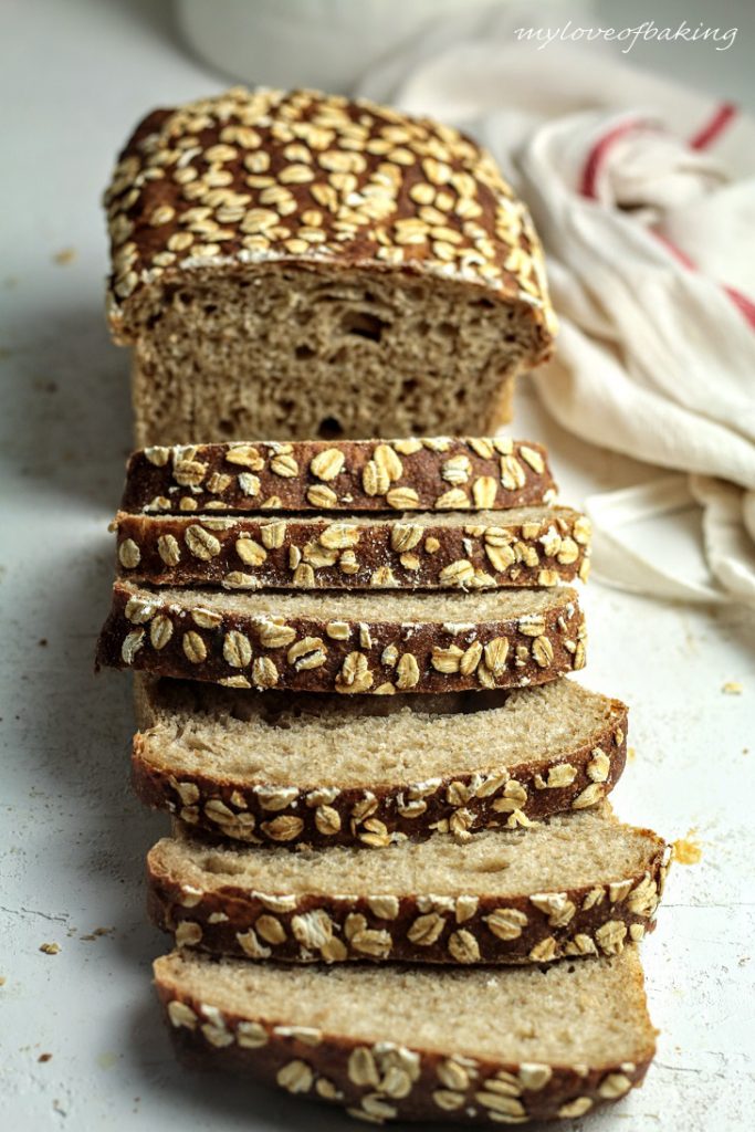 honey oat pan loaf