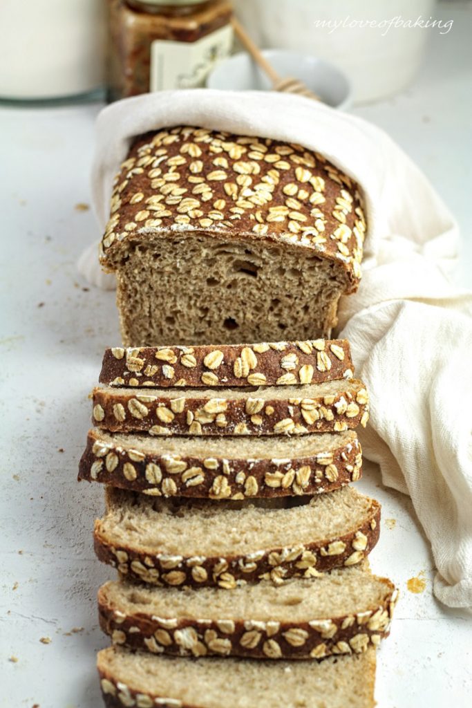 honey oat pan loaf