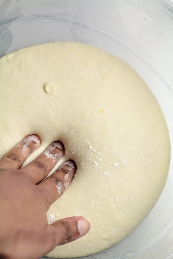 proofed dough