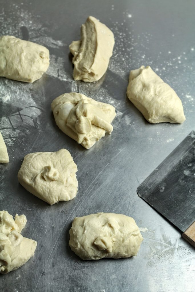 divided dough