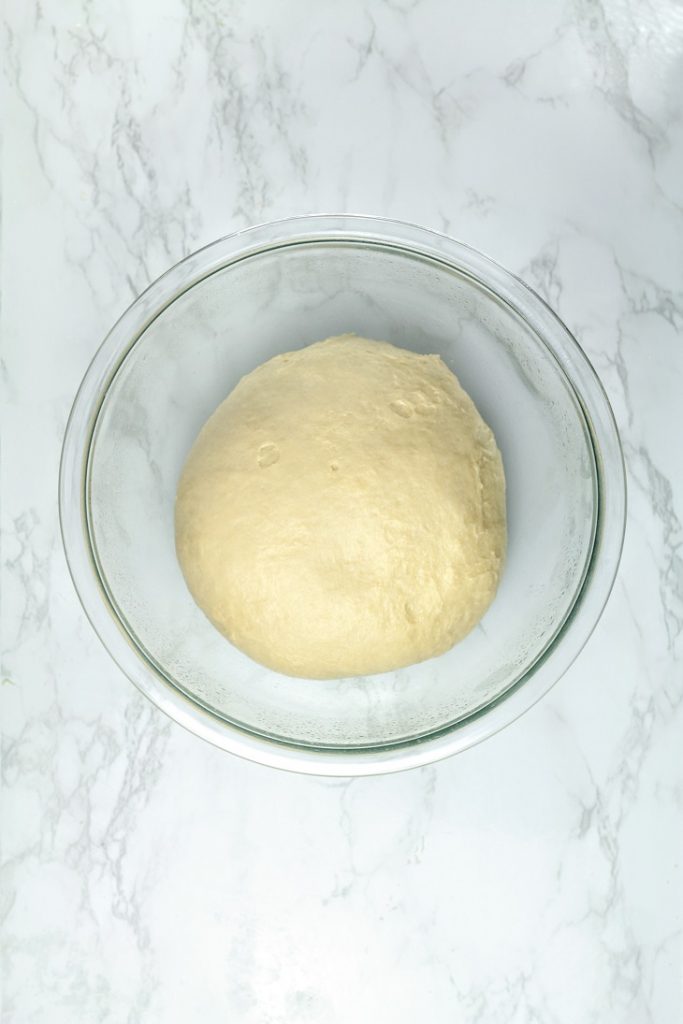 place the dough in bowl