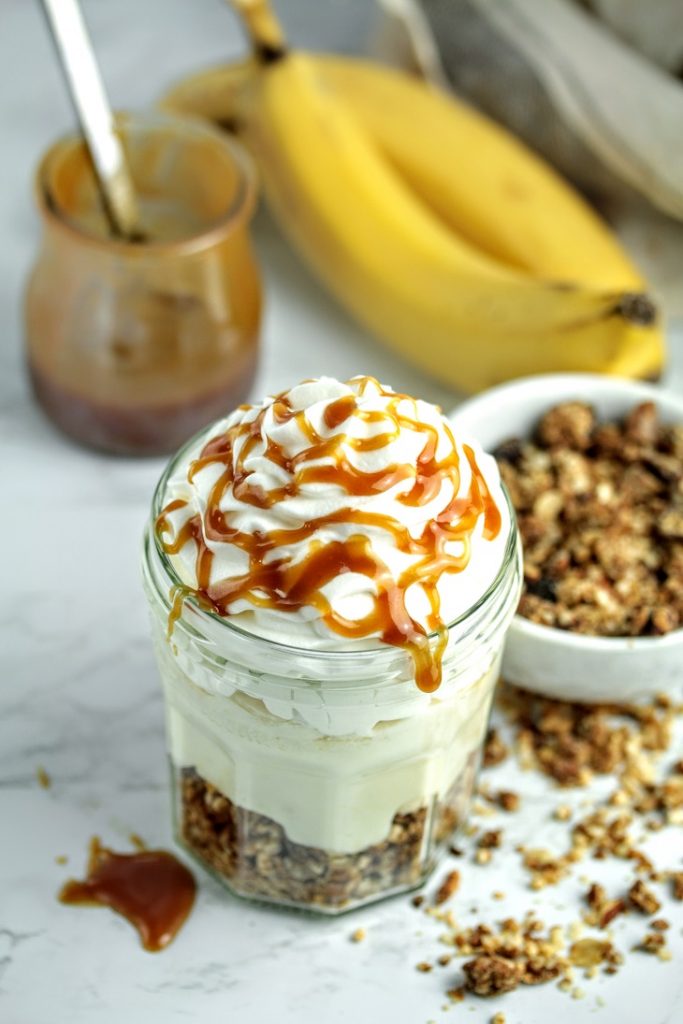 banana cream pie in a jar