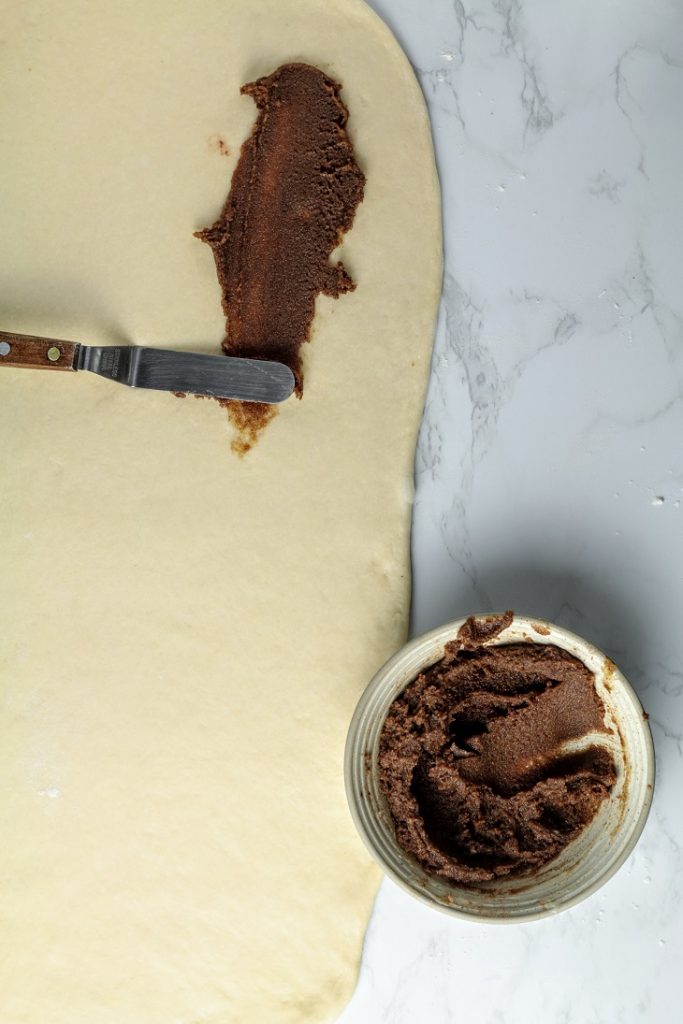 spread the mixture