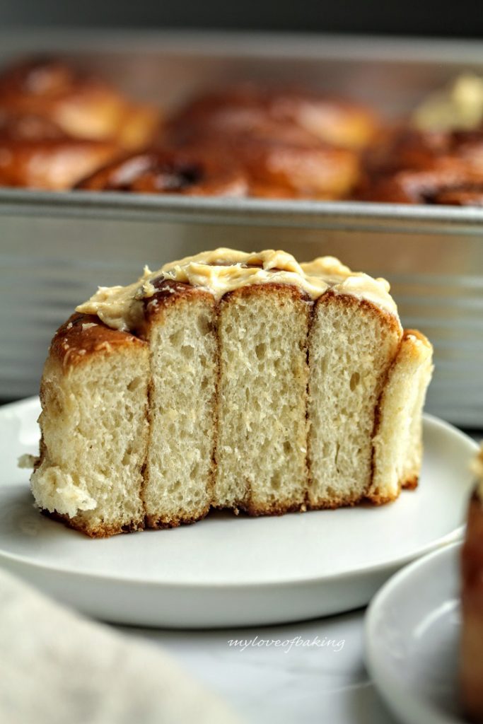 cinnamon rolls cross section