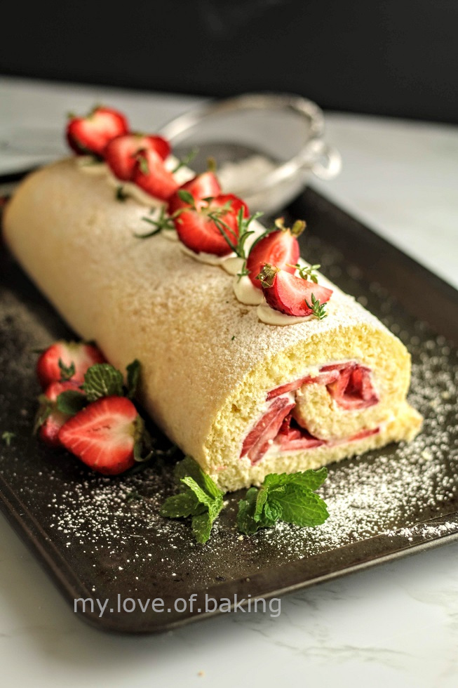 sponge roll cake